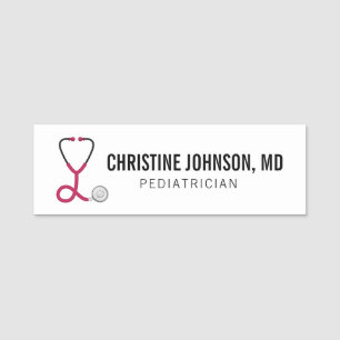 Custom Name   Medical Stethoscope   Doctor Nurse Tag