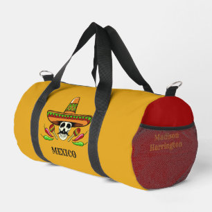 Custom Name Mexico Duffle Bag