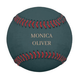Custom name modern professional minimalist baseball