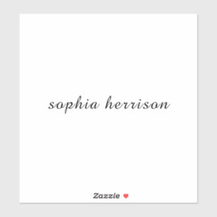 Custom Name Modern Script Design