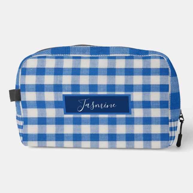 Custom Name monogram  Dopp Kit (Front)