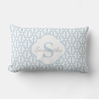 Custom Name / Monogram Modern Lumbar Pillow