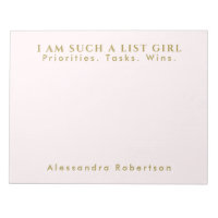 Custom Name Monogram Pastel Pink Gold Minimalist