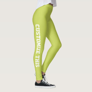 Custom Name, Monogram & Photo Athletic Yoga Pants