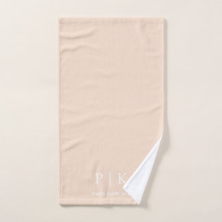 Custom Name Monogram Soft Towel