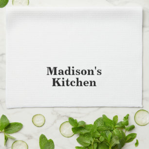 Custom Name Mother's day Birthday gift Tea Towel