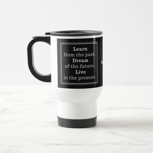 Custom Name Motivational Quote mugs (Left)