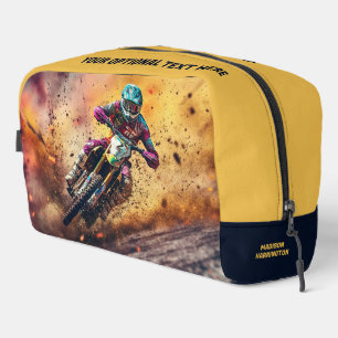 Custom Name Motocross Dopp Kit