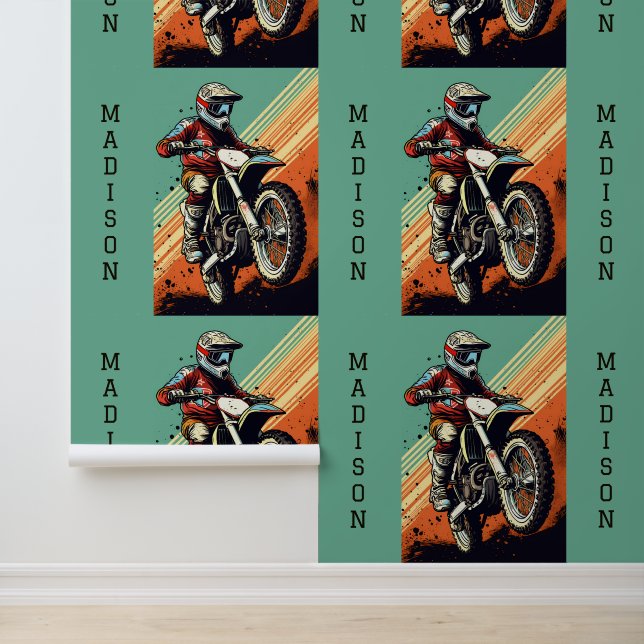 Custom Name Motocross Wallpaper (Application)