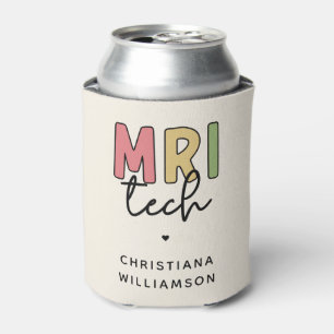 Custom Name MRI Tech MRI Technologist Gifts Can Cooler