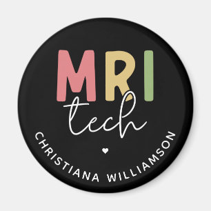 Custom Name MRI Tech MRI Technologist Gifts Magnet