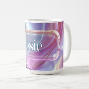 Custom Name Mug – Bright Colourful Glass Lens