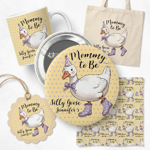 Custom Name Mummy to Be Pinback Button