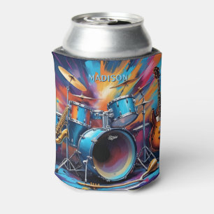 Custom Name Musical Instruments Can Cooler