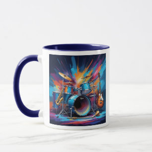 Custom Name Musical Instruments Mug