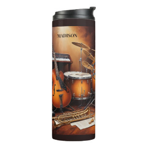 Custom Name Musical Instruments Thermal Tumbler