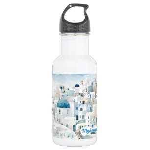 Custom Name Mykonos Greece 532 Ml Water Bottle