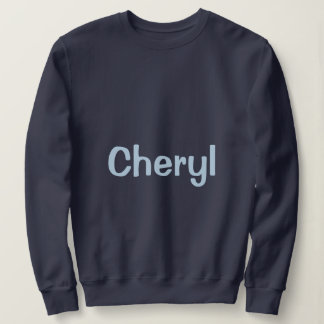 Custom Name Navy Blue Women's Sweatshirt