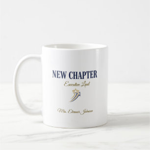 Custom Name New Chapter Executive Level Retirement Coffee Mug