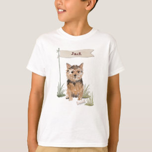Custom Name Norfolk Terrier Pet Dog T-Shirt