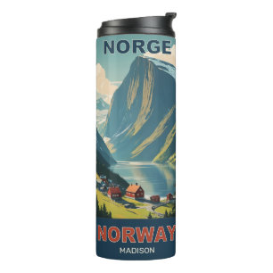 Custom Name Norway Thermal Tumbler