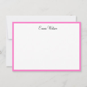 Custom Name Note Card