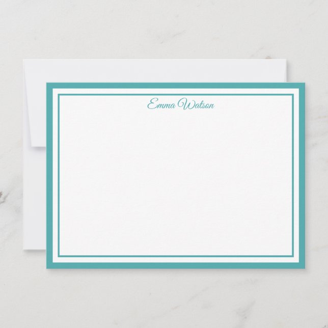 Custom Name Note Card (Front)