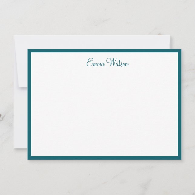 Custom Name Note Card (Front)
