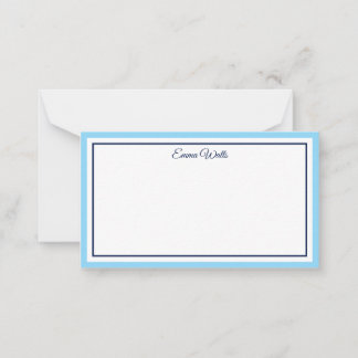 Custom Name Note Card