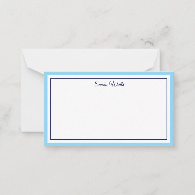 Custom Name Note Card (Front)