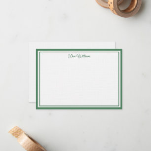 Custom Name Note Card