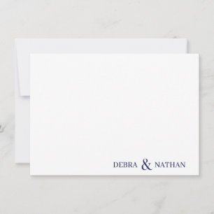 Custom Name Note Card