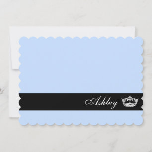 Custom Name Note Card