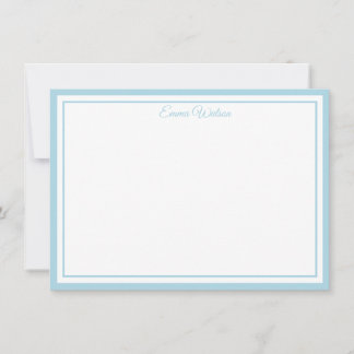 Custom Name Note Card