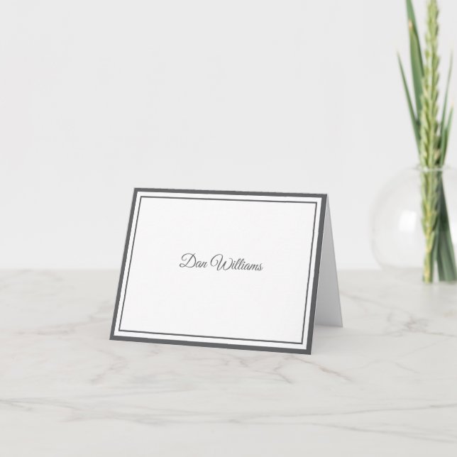 Custom Name Note Card (Front)