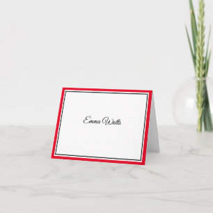Custom Name Note Card