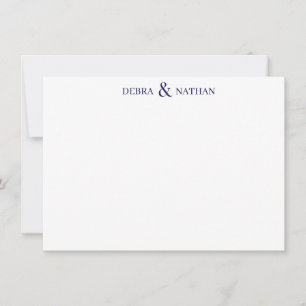 Custom Name Note Card