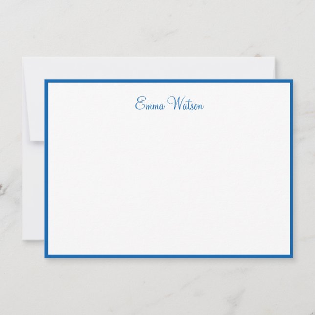 Custom Name Note Card (Front)