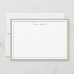 Custom Name Note Card