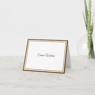 Custom Name Note Card