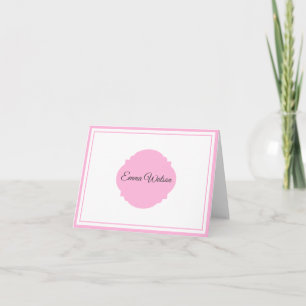 Custom Name Note Card