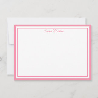 Custom Name Note Card
