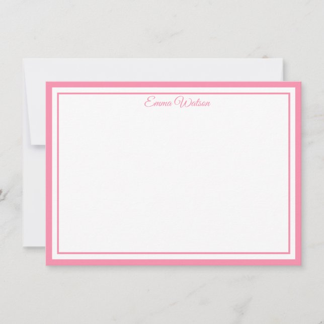 Custom Name Note Card (Front)