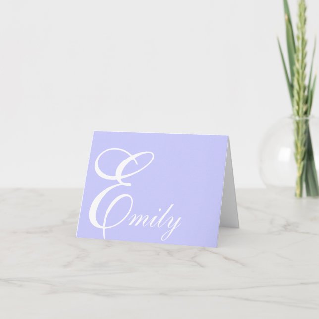Custom Name Note Card (Front)