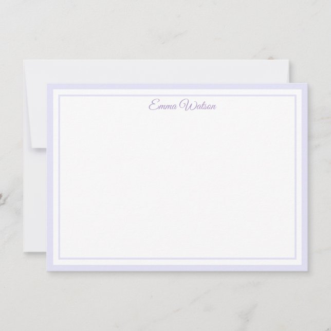 Custom Name Note Card (Front)