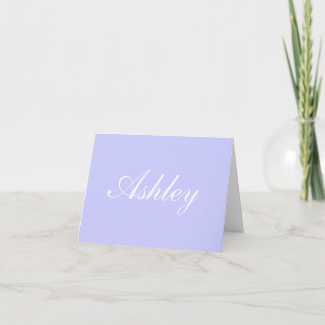 Custom Name Note Cards (Front)