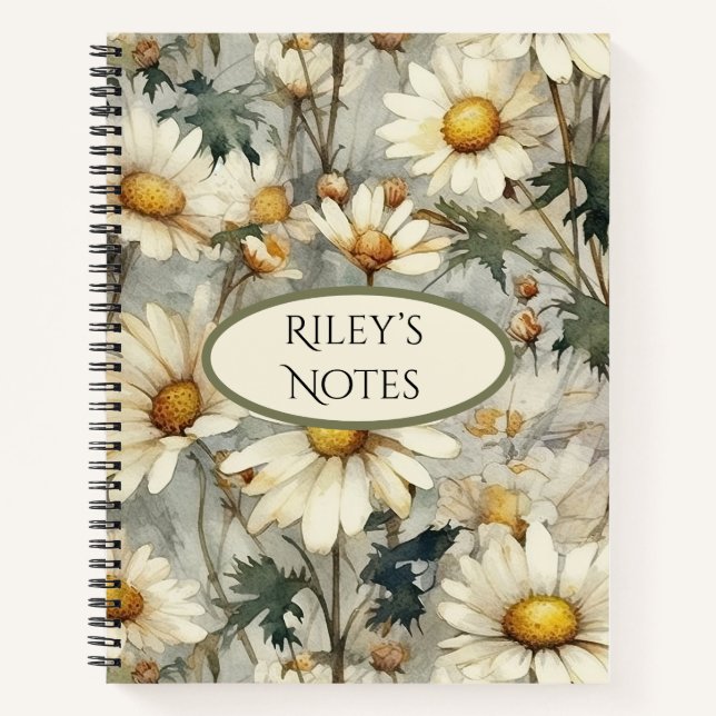 Custom Name Notebook, Custom Name Journal  (Front)
