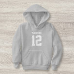 Custom Name Number Girls Sport Jersey T-Shirt<br><div class="desc">Create your own personalised football jersey girls' T-shirt with custom name and number. A pretty customisable sports shirt, that is a cute gift idea for girls. This trendy kids sportswear is suitable for all sports, including football, soccer, volleyball, baseball, softball, basketball and hockey. Click 'Customise' button to add text, customise...</div>