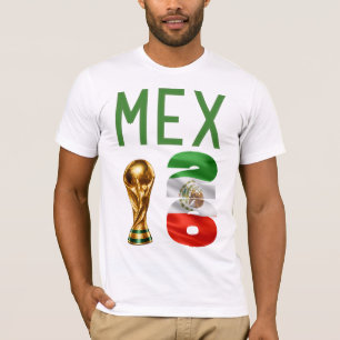Custom Name Number Mexico 2026 World Cup Tee