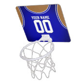 Custom Name/Number Mini Basketball Hoop (Above)